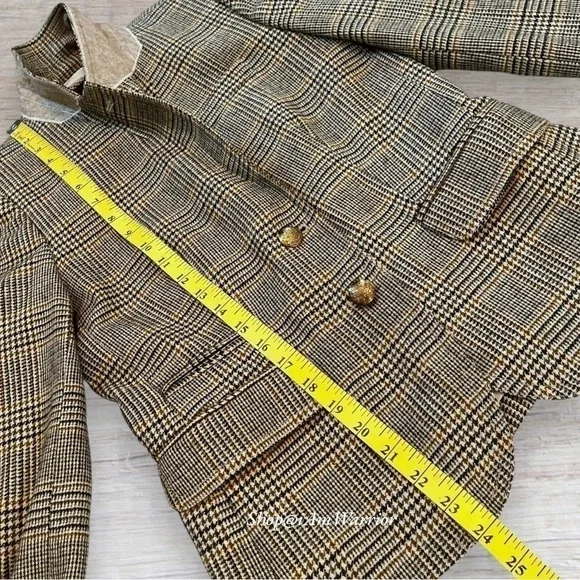 J.Crew Collection houndstooth plaid wool schoolboy blazer *shop@iamwarrior - Picture 8 of 13